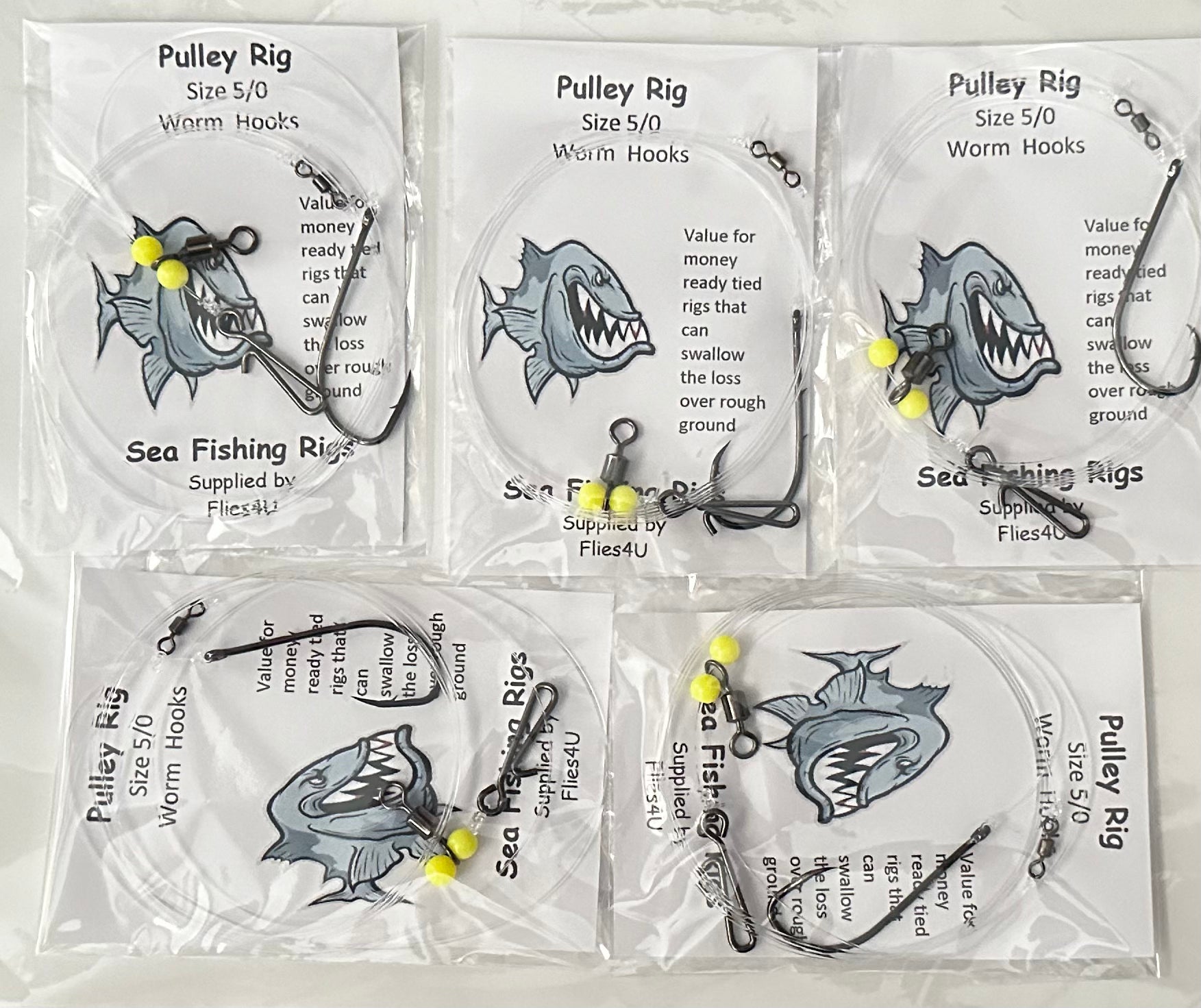 sea fishing pulley 5/0 rigs